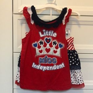 Brand new 4t Fourth of July outfit